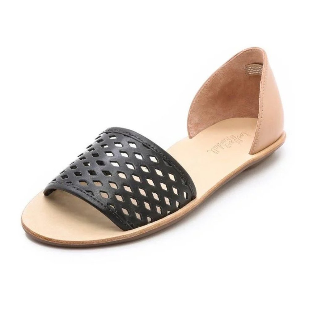 NEW HTF Loeffler Randall Sawyer sandals HTF Leather BNIB sz 10